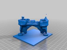 DnD Style Castle Arch Way 3D Printer Model