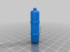 R/C Gas Cylinder 3D Printer Model