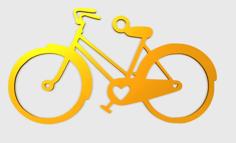 Bicycle Pendant 3D Printer Model