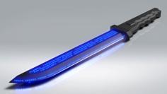 Hestia Knife With Hieroglyphics 3D Printer Model