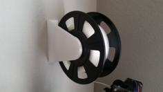 Simple Wall Mounted Spool Holder 3D Printer Model