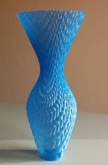 Elliptic Knitted Vase 3D Printer Model