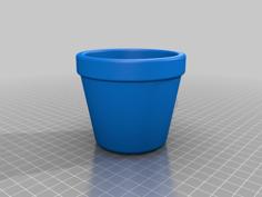 Basic Stackable Planter 3D Printer Model