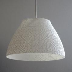 Lampshade With Semi Random Geometric Patterns 3D Printer Model