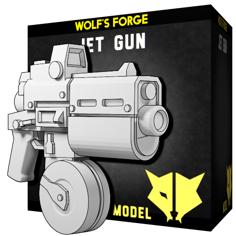 28mm Jet Gun 3D Printer Model