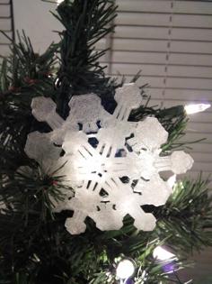 Snowflake Lights 3D Printer Model