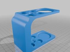 Toothbrush And Toothpaste Holder 3D Printer Model