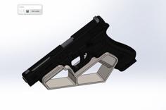 Glock 34, Mount / Cradle 3D Printer Model