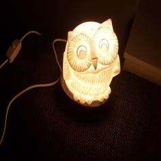 Owl Lamp 3D Printer Model