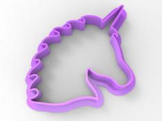 Unicorn Cookie Cutter 3D Printer Model