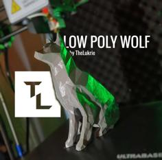 Low Poly Wolf (VR Sketch – No Supports) 3D Printer Model