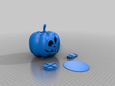 Happy Jackolantern Bank 3D Printer Model