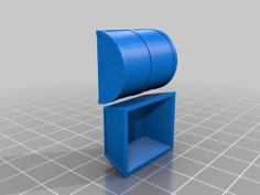 Treasure Chest With Lid 3D Printer Model