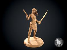 Soldier Female – Robinson Crusoe 3D Printer Model