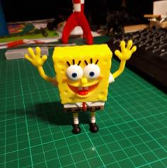 Spongebob Multi Colour Figure 3D Printer Model