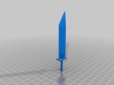 Buster Sword 3D Printer Model