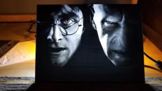 Harry Potter Vs Voldemort Lithophane 3D Printer Model