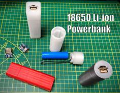 18650 Powerbank (Portable USB Charger) 3D Printer Model