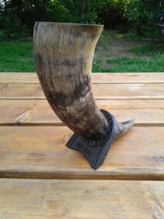 Drinking Horn Stand Daniil 3D Printer Model