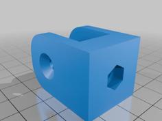 Y-tensioner Hex Nut Remix 3D Printer Model