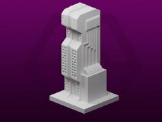 GreebleCity Cyberpunk: Server Building 3D Printer Model