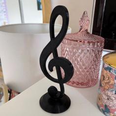 Treble Clef 3D Printer Model