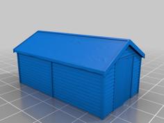 OO HO Gauge Shed Model 3D Printer Model