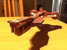 Republic Cruiser From Star Wars TPM 3D Printer Model