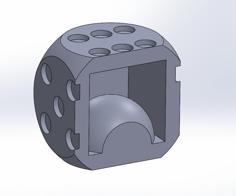 Rigged Dice V2.0 3D Printer Model