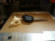 Cubone Pokemon Skull Keychain 3D Printer Model