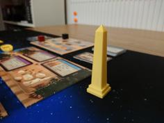 Imhotep Board Game First Player Marker (Obelisk) 3D Printer Model