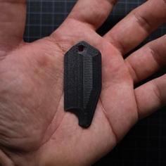 Box Cutter EDC Every Day Carry Keychain 3D Printer Model