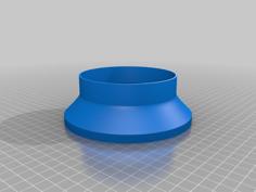 EcoFlow Wave 2 Hose/Pipe Adapter 3D Printer Model