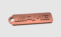 AMG Keychain 3D Printer Model