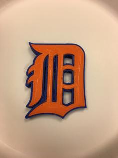 Detroit Tigers Old English D Magnet 3D Printer Model