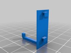 Customizable L-Hook / Holder For Square Pegboard (Pegstr ) 3D Printer Model