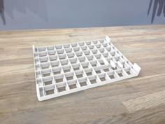 Modular, Stackable Keycap Storage Tray 3D Printer Model