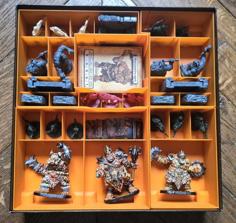 HEROQUEST INSERT BOX ORGANIZER – La Horde Des Ogres Against The Ogre Horde 3D Printer Model