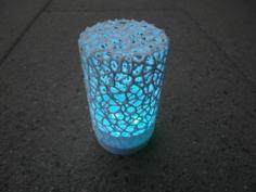 Tree Voronoi Light (rechargable) 3D Printer Model