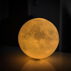 NASA Moon Lamp With Tealights 3D Printer Model