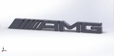 AMG Logo 3D Printer Model