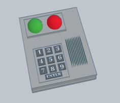 Keypad Lock 3D Printer Model