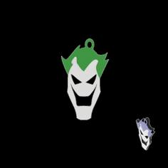 Keychain Joker Minimal 3D Printer Model