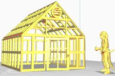 Greenhouse 28mm 3D Printer Model