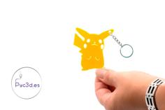 PIKACHU KEYRING 3D Printer Model