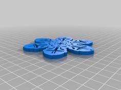 Star Wars Snowflake Christmas Decorations 3D Printer Model