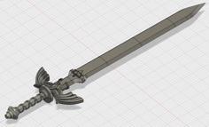 Master Sword (Full Size) 3D Printer Model