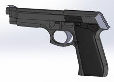 Rubber Gun – Beretta 3D Printer Model