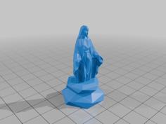 Mary Chess Peice 3D Printer Model