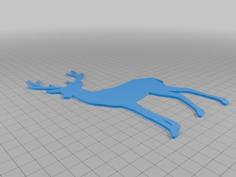 Deer Wall Art 3D Printer Model